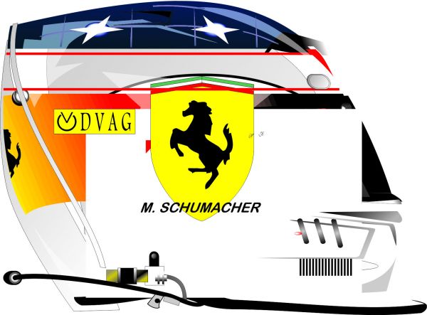 Adesivo Capacete M. Schumacher