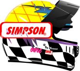 Adesivo Capacete Simpson